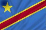 Vlag Dem. Republiek Congo (Kinshasa) - 100x150cm Spun-Poly